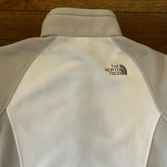 The North Face Womens Fleece Full Zip Jacket Grey White Khumbu Small Outdoor Ski - Picture 5 of 7